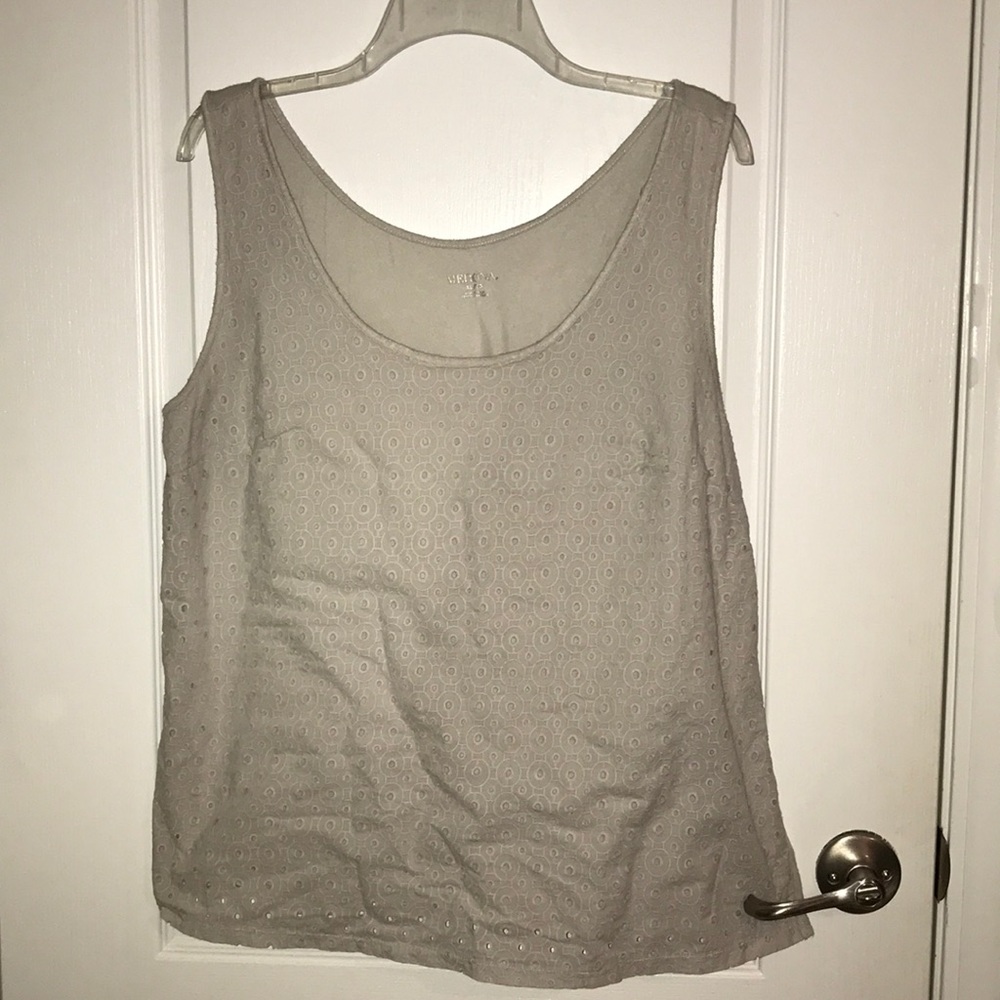 Cream colored tank top